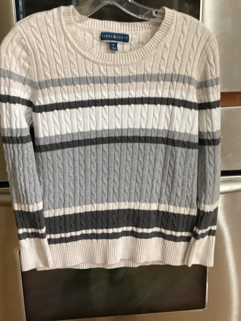 Karen Scott striped sweater